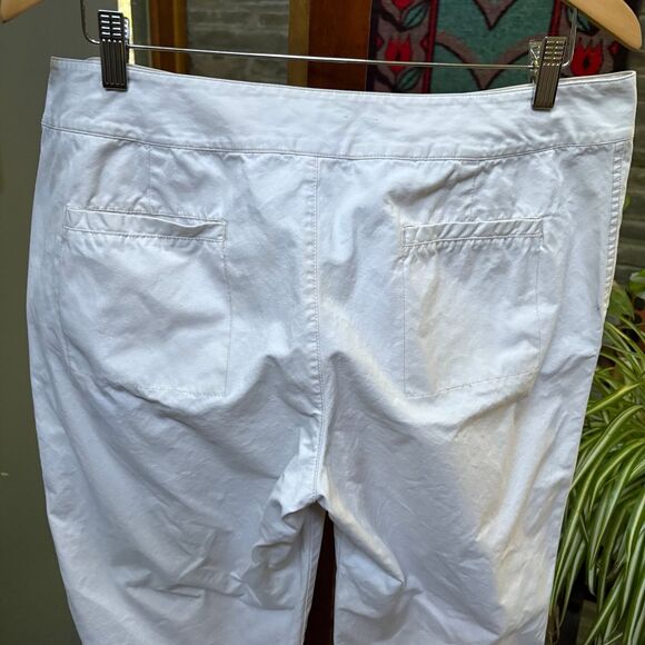 Y2K Old Navy Chino Capris 14 – 100% Cotton Off‑White / Cream - Picture 6 of 8